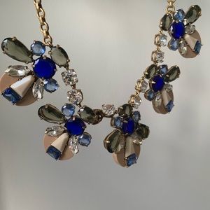 J. Crew Jewelry - Blue bauble statement necklace J. Crew Jewelry - Blue bauble statement necklace